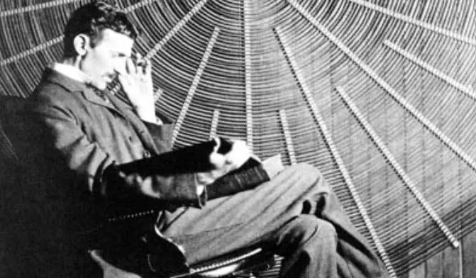 Nikola Tesla, inventor of The Tesla Coil.