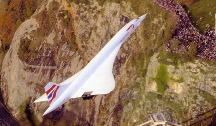 Concorde plane.