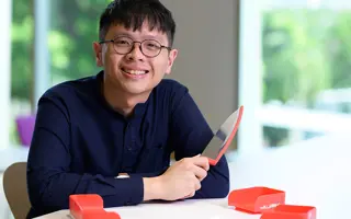 Kevin Chiam, inventor of Folks Kitchenware, James Dyson Award National Winner in Singapore in 2018.