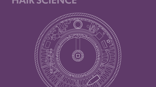 An illustration of a Dyson Supersonic™ hair dryer on a purple background with the title 'Engineering Solutions: Hair Science'.