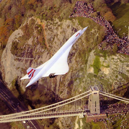 Concorde plane.
