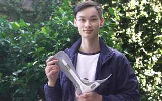 James Dyson Award Top 20 finalist, LUNA Modular AFO, from 2021.