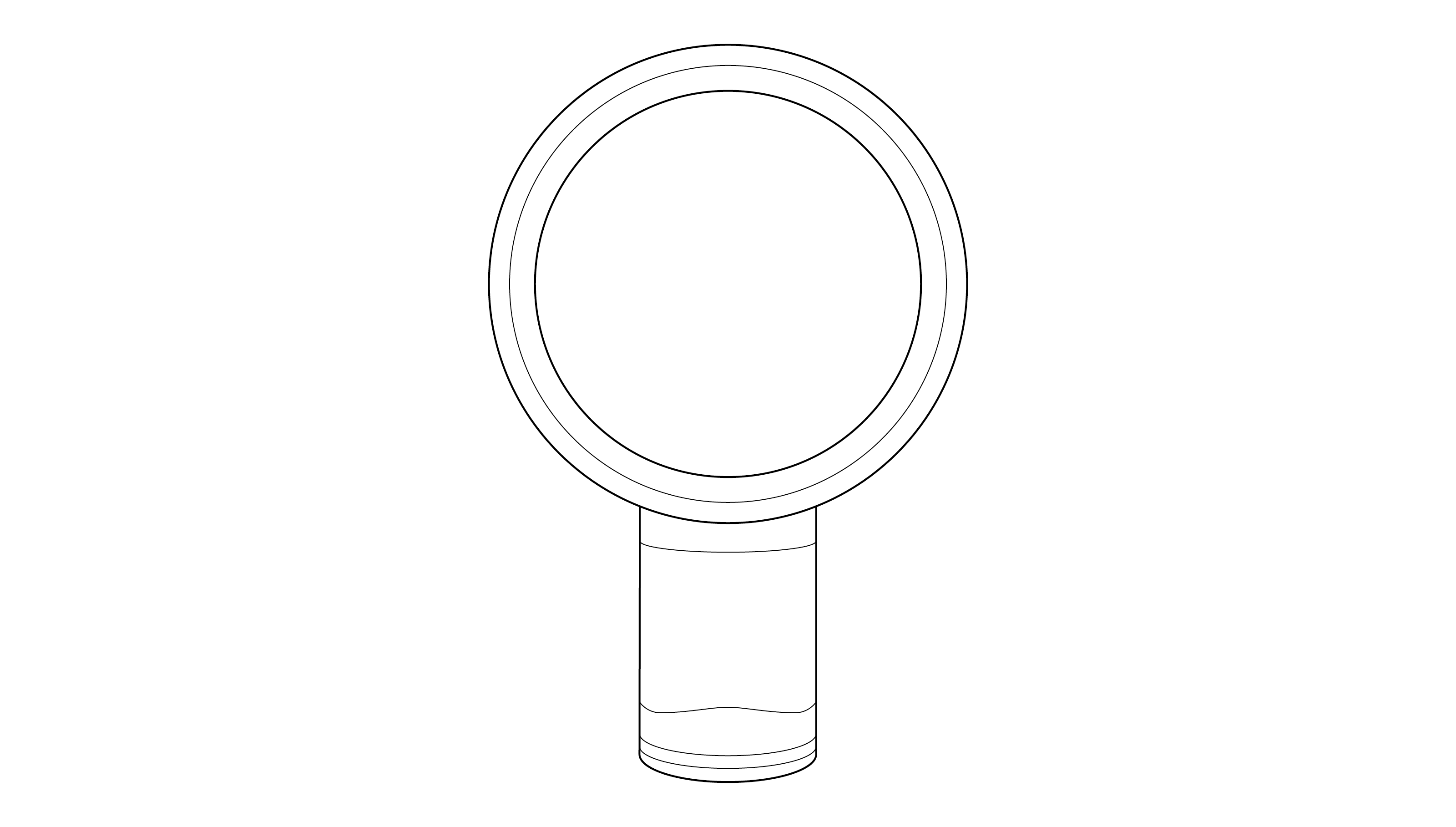 An illustration of the Dyson Air Multiplier™ fan.