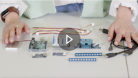 Build an air quality monitoring device tutorial video thumbnail.