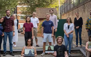 The Safety Net team, winners of the James Dyson Award in 2012.