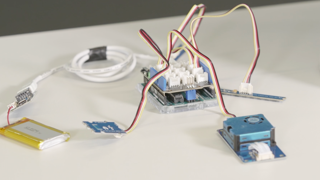 An air quality monitoring device, linked to Lesson 02B in the teacher's pack.