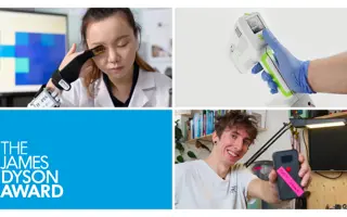 Collage image of the 2021 Global Winners of the James Dyson Award.